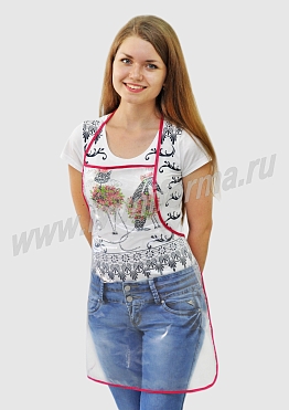 Фартук женский из пленки арт. УН-04-26-ПЛ