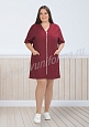 Халат медицинский женский арт. М-20-51-ТС (size +) - 1