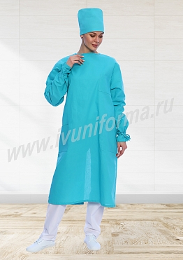 Халат женский для хирурга бязь арт. М-20-76-БЗ