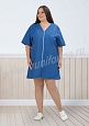 Халат медицинский женский арт. М-20-51-ТС (size +) - 2