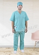 Костюм ветеринара мужской бязь ГОСТ арт. М-02-94-БЗ - 1